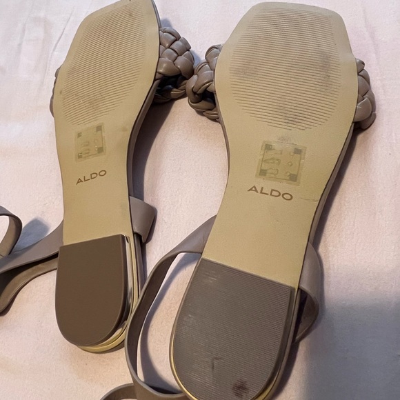 Aldo flats. Size 11. Never worn outside. These are cut wide. Ankle strap with - Picture 7 of 7
